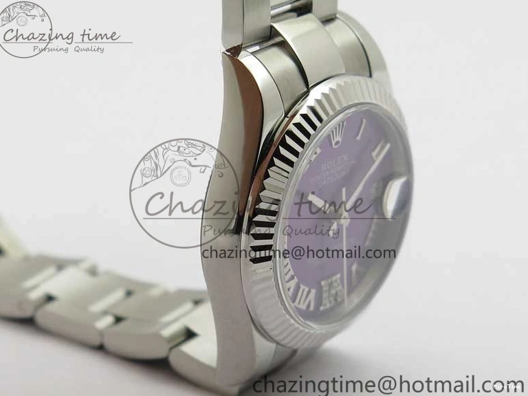 MiroTime 0429 Datejust 31mm 278271 SS BP Maker Best Edition Purple Roman Dial on Oyster Bracelet Modern 2752